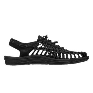 Keen Uneek Cord Water Bungee Hiking Sport Black Sandals Slingback Mens Size 9